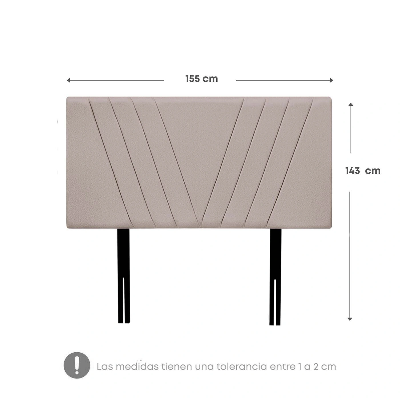 DORMITORIO EUROPEO RIZZOLI NAPOLES QUEEN BEIGE - 8