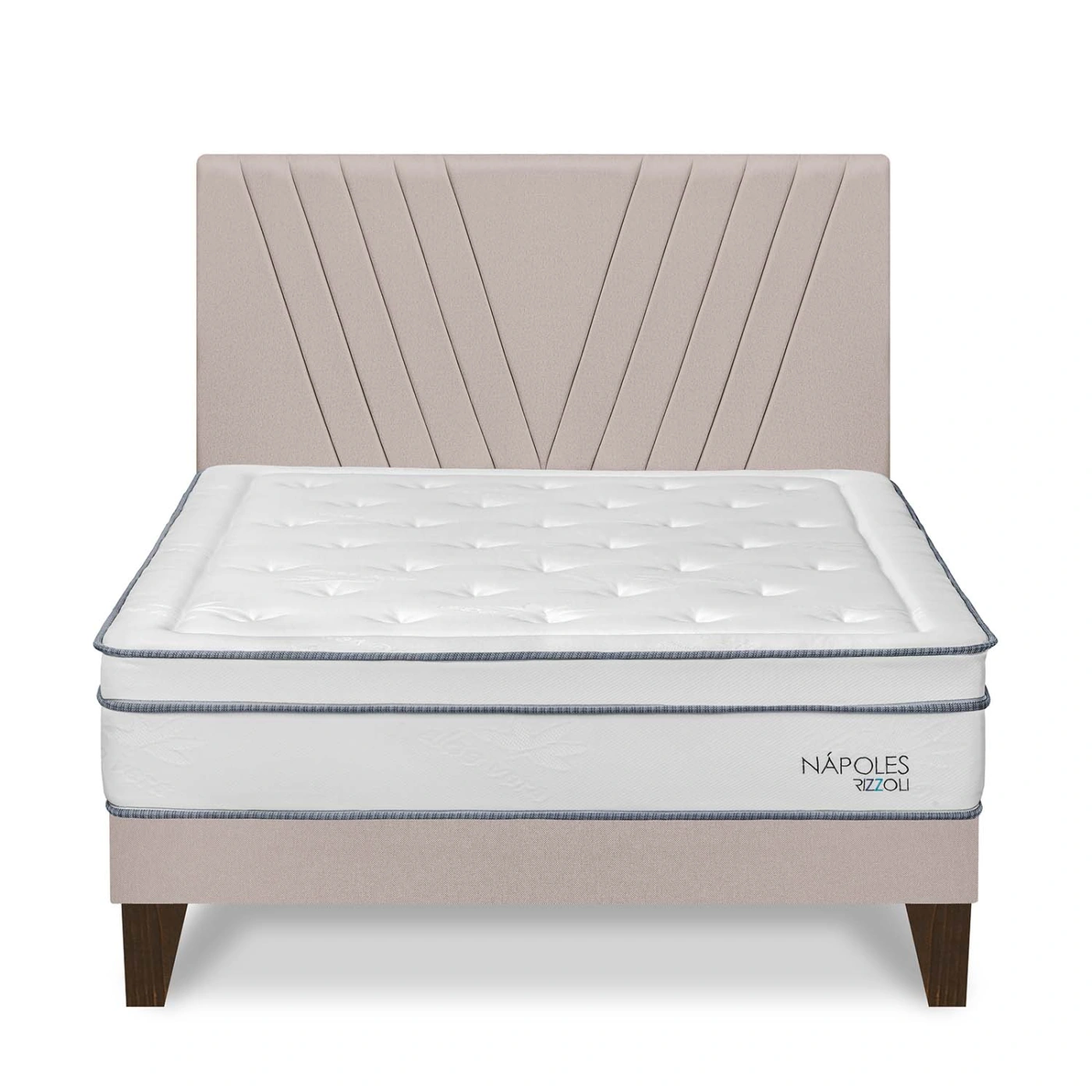 DORMITORIO EUROPEO RIZZOLI NAPOLES KING BEIGE - 1