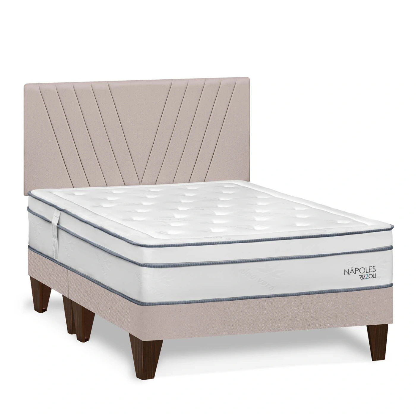 DORMITORIO EUROPEO RIZZOLI NAPOLES KING BEIGE - 2