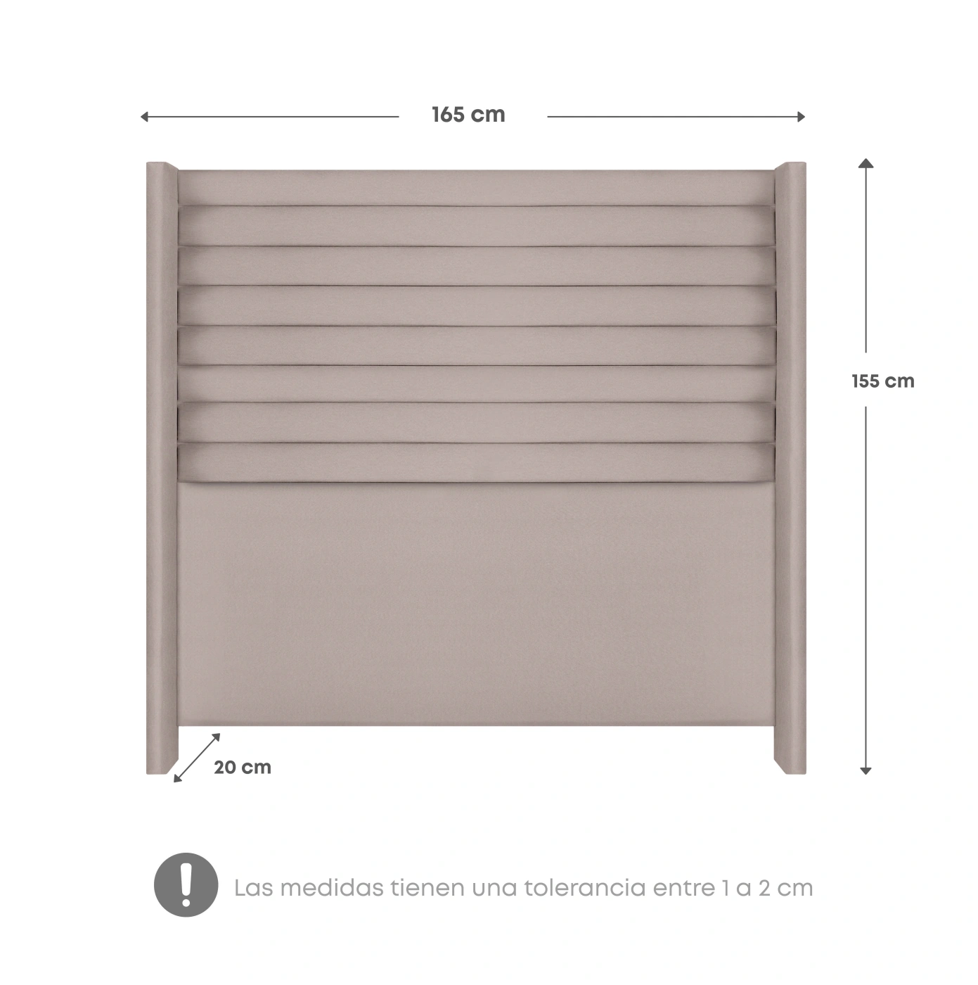 DORMITORIO EUROPEO RIZZOLI ZENNA QUEEN + 2 ALMOHADAS + PROTECTOR - 7