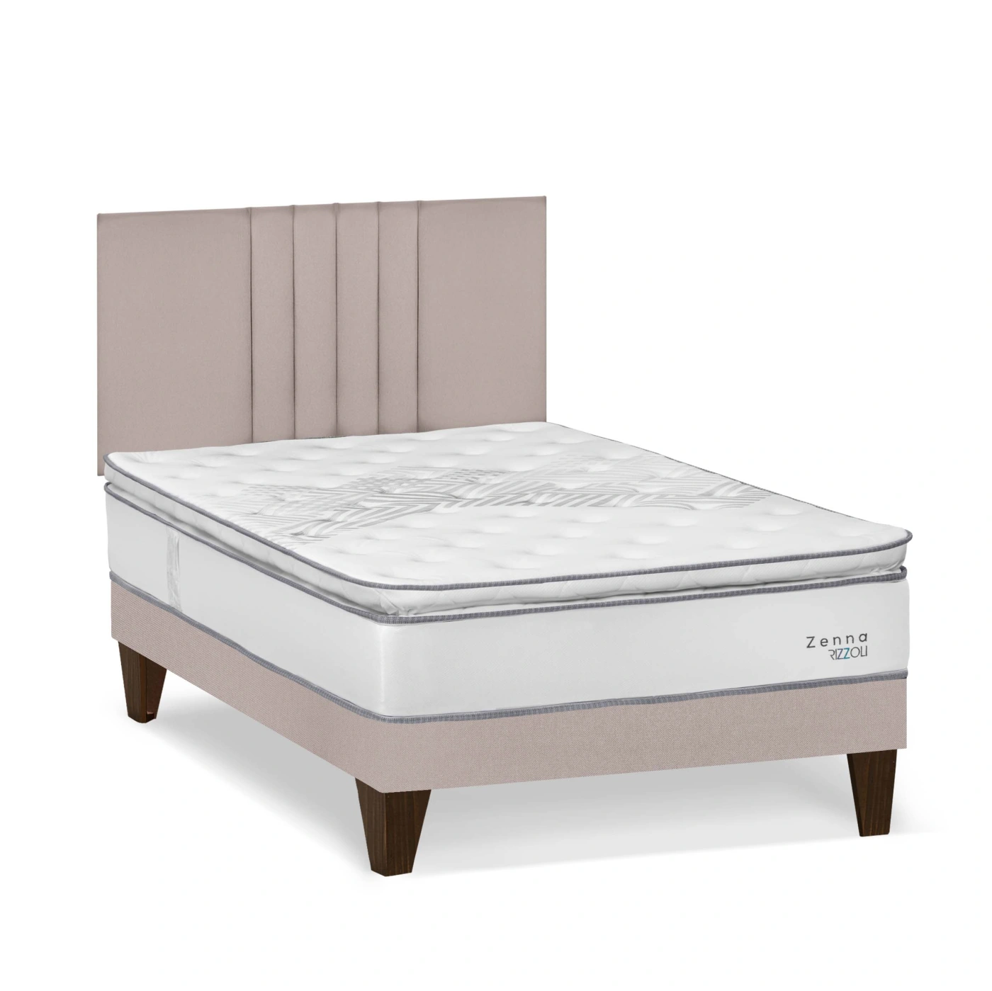 DORMITORIO EUROPEO RIZZOLI ZENNA 2 PLAZAS SPRING BEIGE - 2