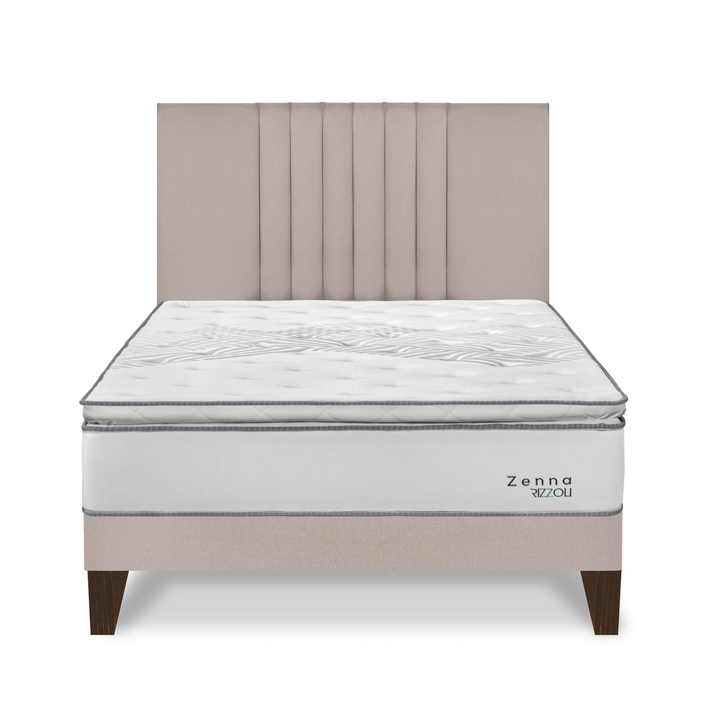 DORMITORIO EUROPEO RIZZOLI ZENNA QUEEN SPRING BEIGE - 1