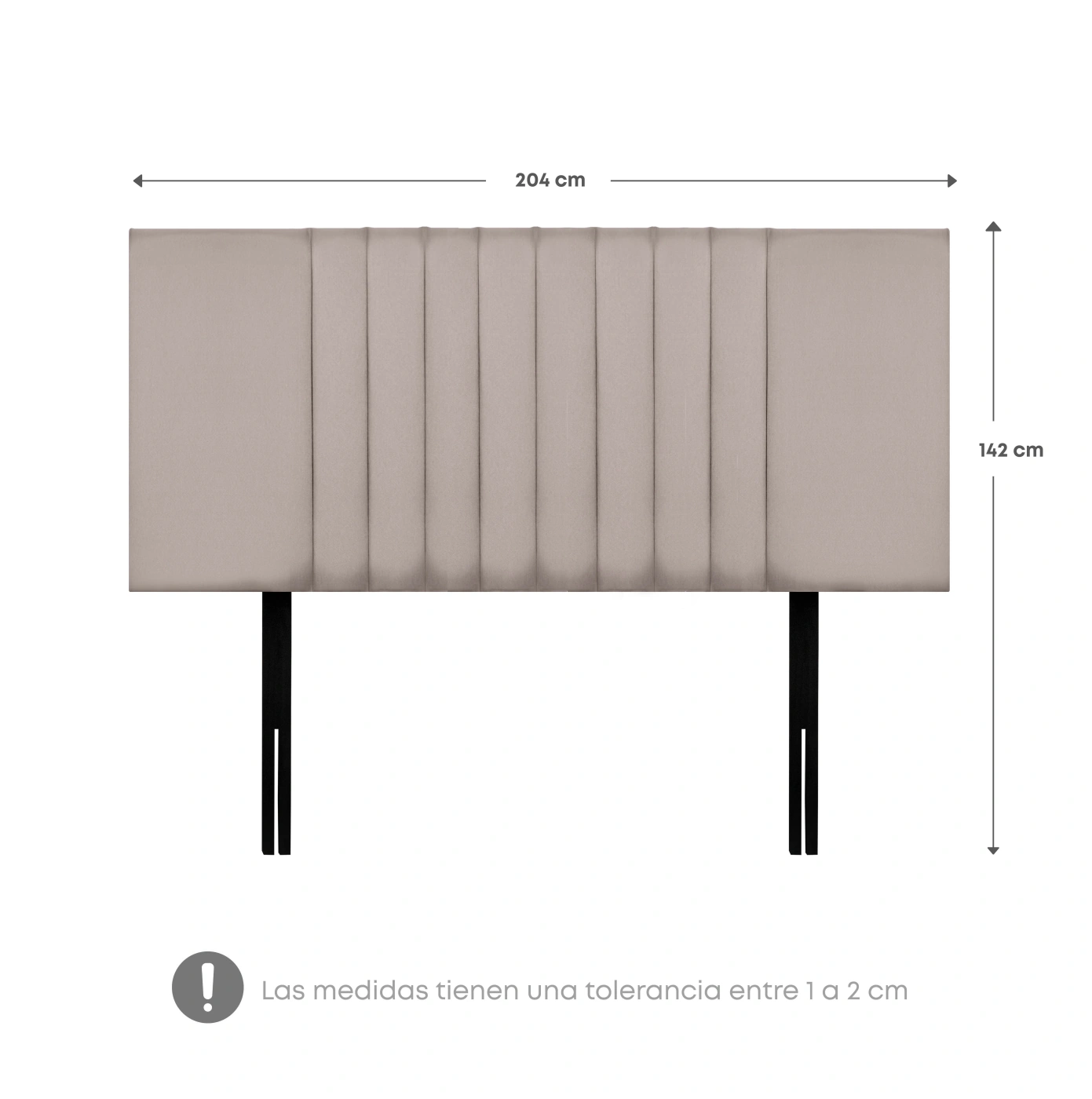 DORMITORIO RIZZOLI ZENNA KING CON CAJONES SPRING BEIGE - 7