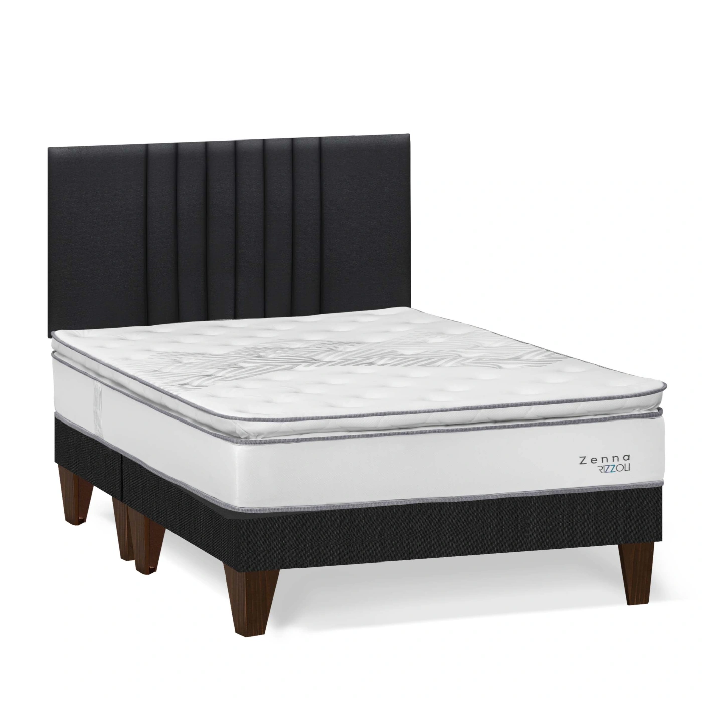 DORMITORIO EUROPEO RIZZOLI ZENNA QUEEN SPRING GRIS - 2