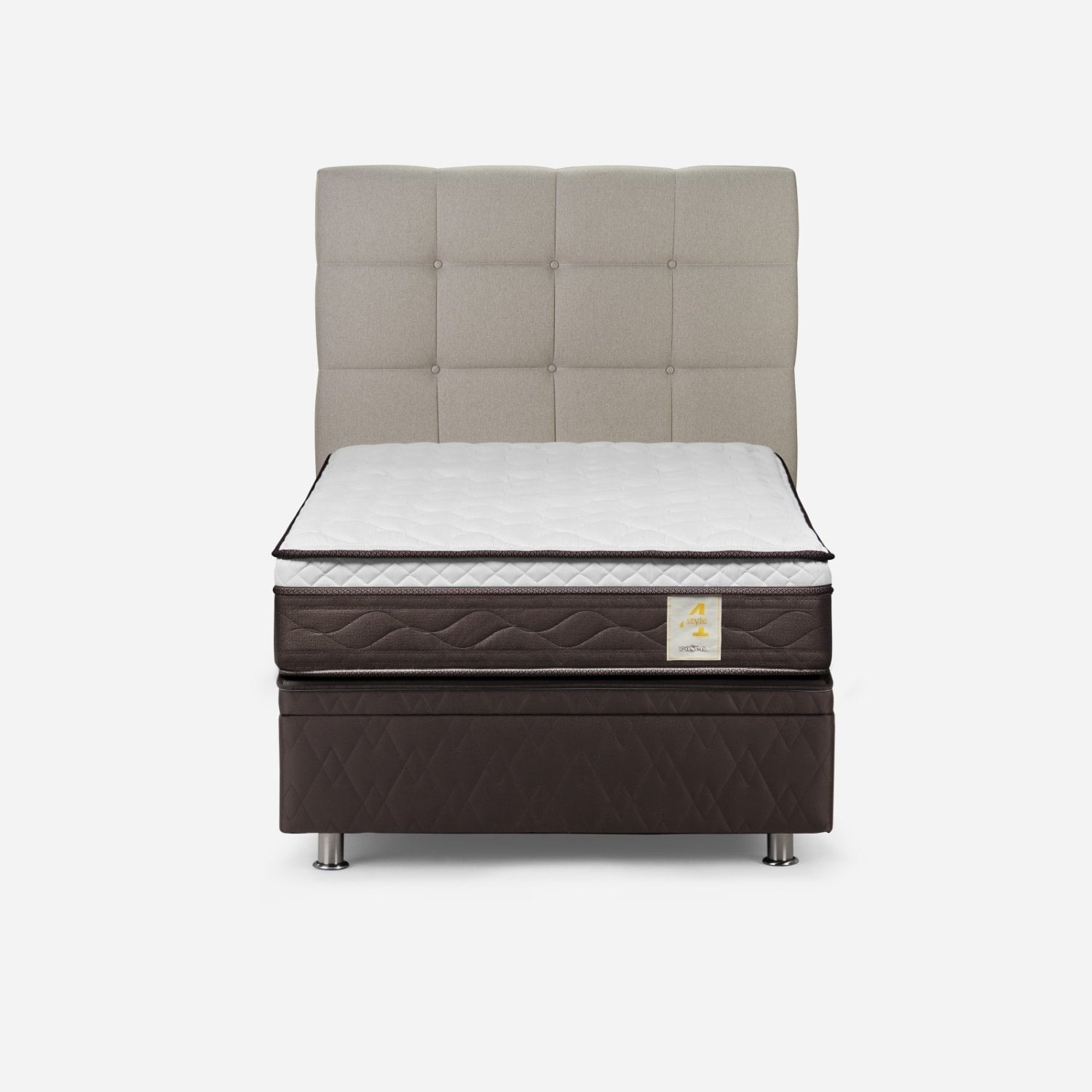 DORMITORIO BOXET ROSEN NEW STYLE 4 PLUS 1.5 PLAZAS ISSEY NIEBLA - 1