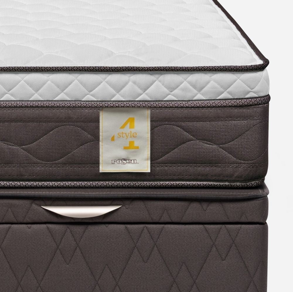 DORMITORIO BOXET ROSEN NEW STYLE 4 PLUS QUEEN ISSEY NIEBLA - 4