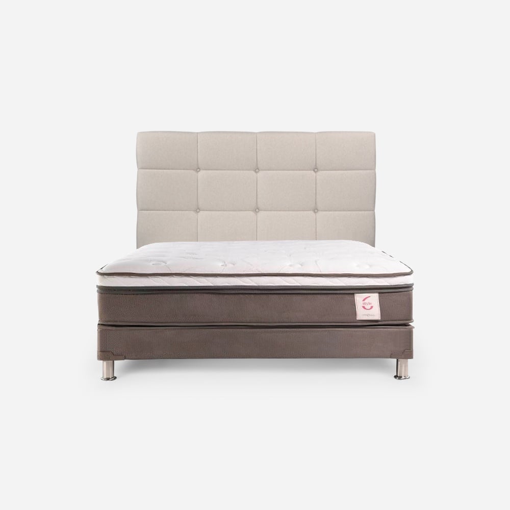 DORMITORIO ROSEN NEW STYLE 6 1.5 PLAZAS ISSEY NIEBLA - 1