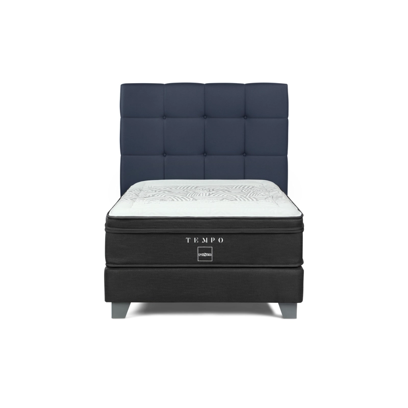 DORMITORIO ROSEN TEMPO 1.5 PLAZAS ISSEY AZUL - 2