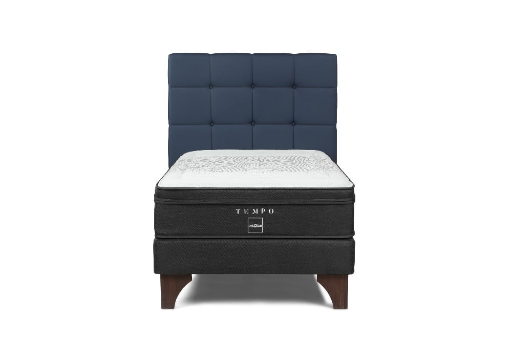 DORMITORIO EUROPEO ROSEN TEMPO 1.5 PLAZAS ISSEY AZUL - 2