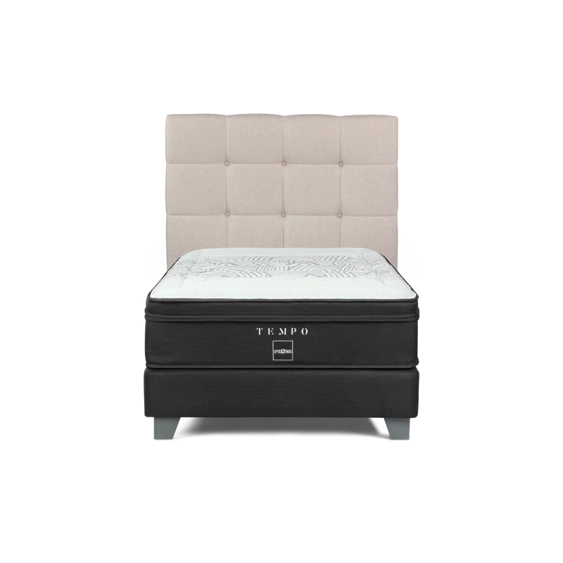 DORMITORIO ROSEN TEMPO 1.5 PLAZAS ISSEY NIEBLA - 2