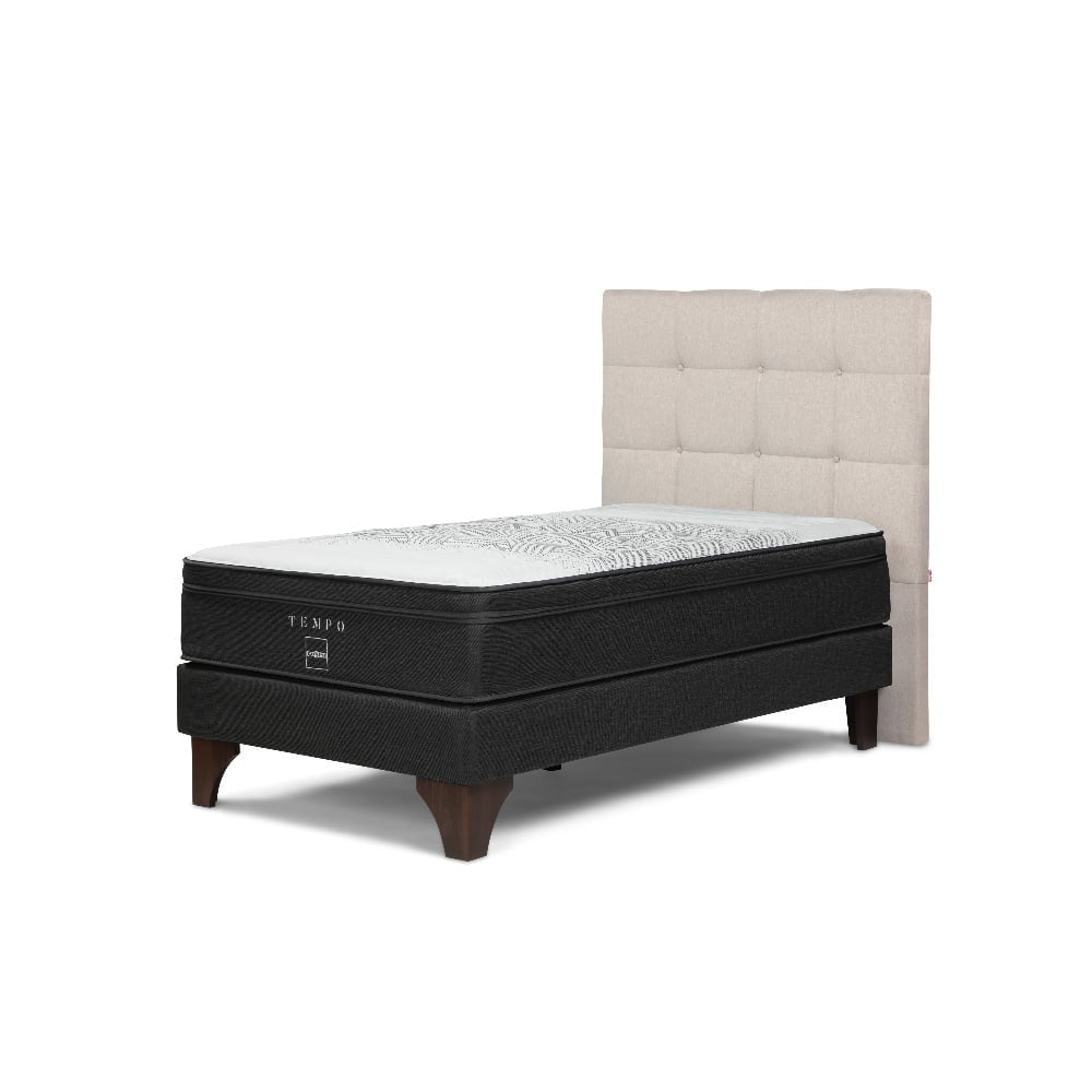 DORMITORIO EUROPEO ROSEN TEMPO 1.5 PLAZAS ISSEY NIEBLA - 1