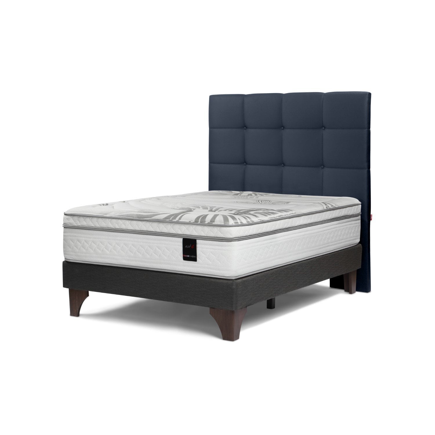 DORMITORIO EUROPEO ROSEN ART 4 1.5 PLAZAS ISSEY AZUL - 1
