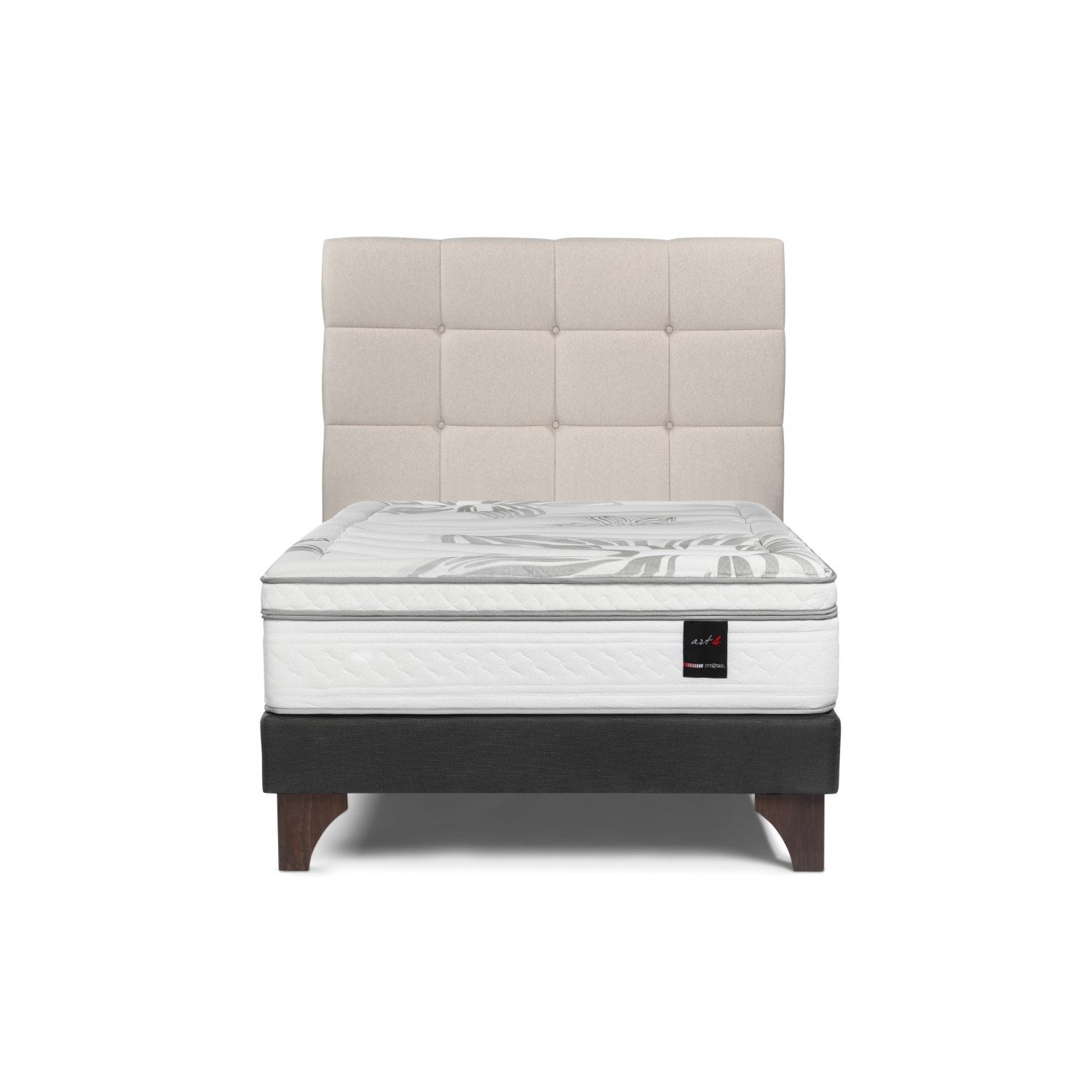 DORMITORIO EUROPEO ROSEN ART 4 1.5 PLAZAS ISSEY NIEBLA - 2