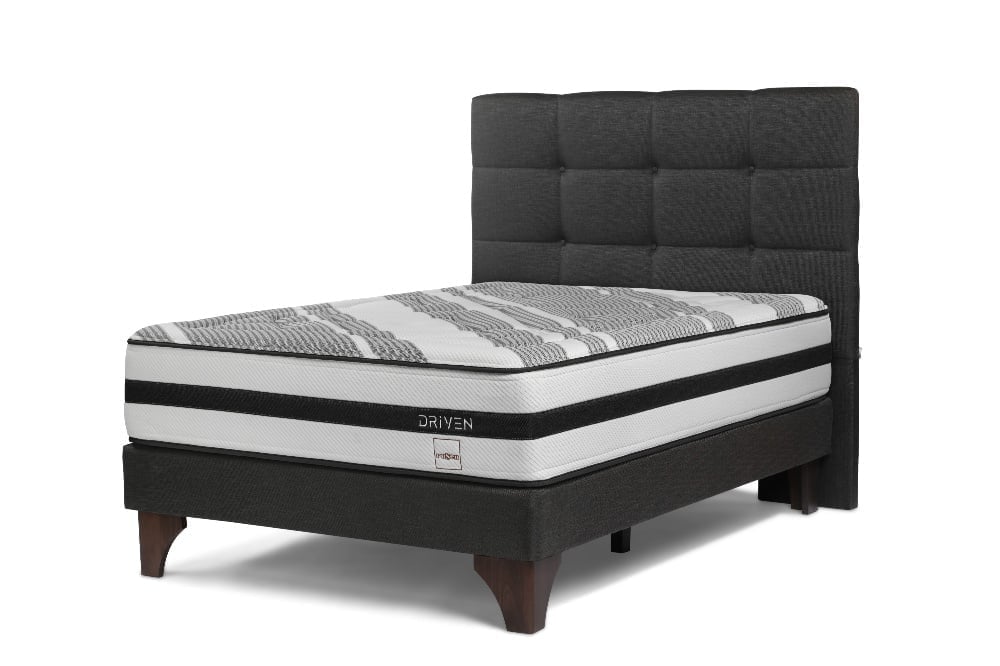 DORMITORIO EUROPEO ROSEN DRIVEN 1.5 PLAZAS ISSEY GRAFITO - 1