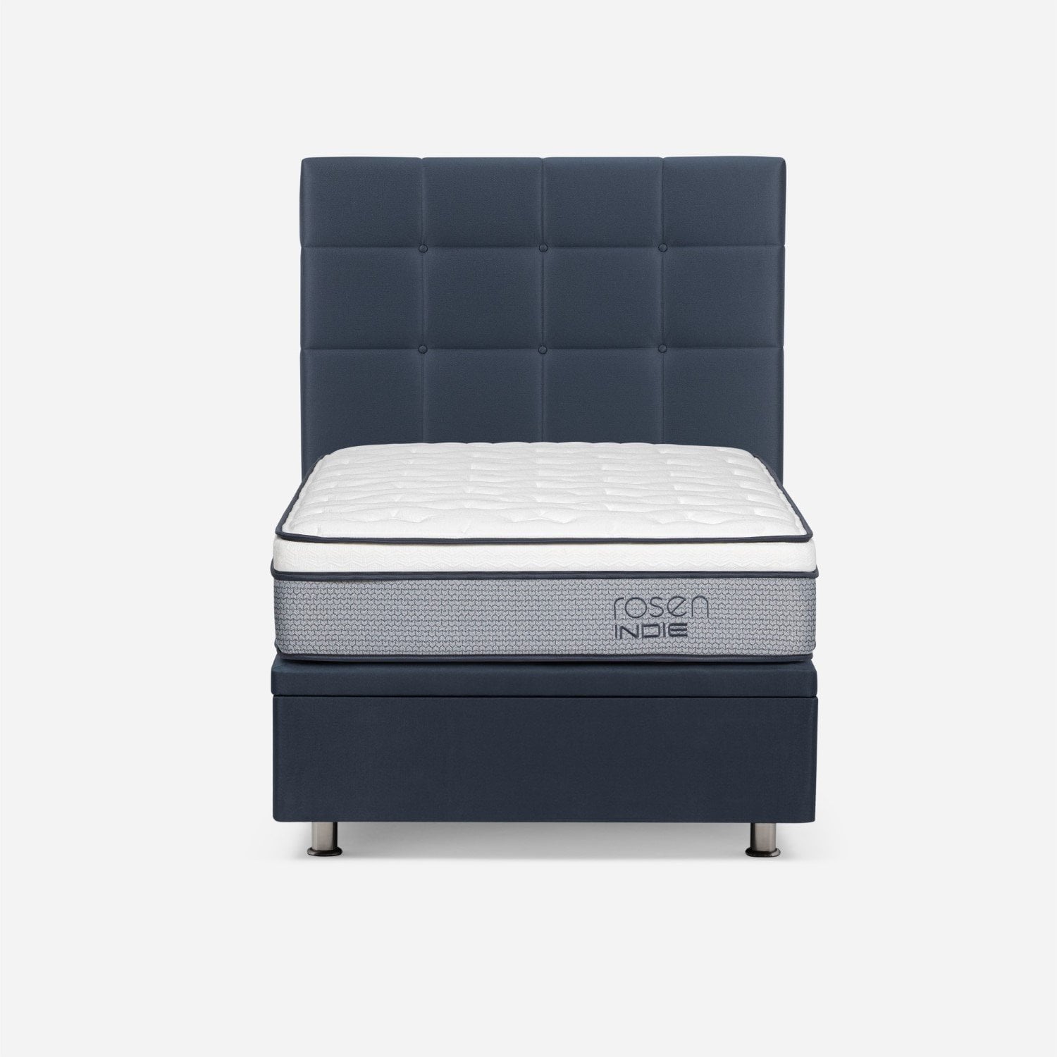 DORMITORIO BOXET ROSEN INDIE 1.5 PLAZAS ISSEY AZUL - 3