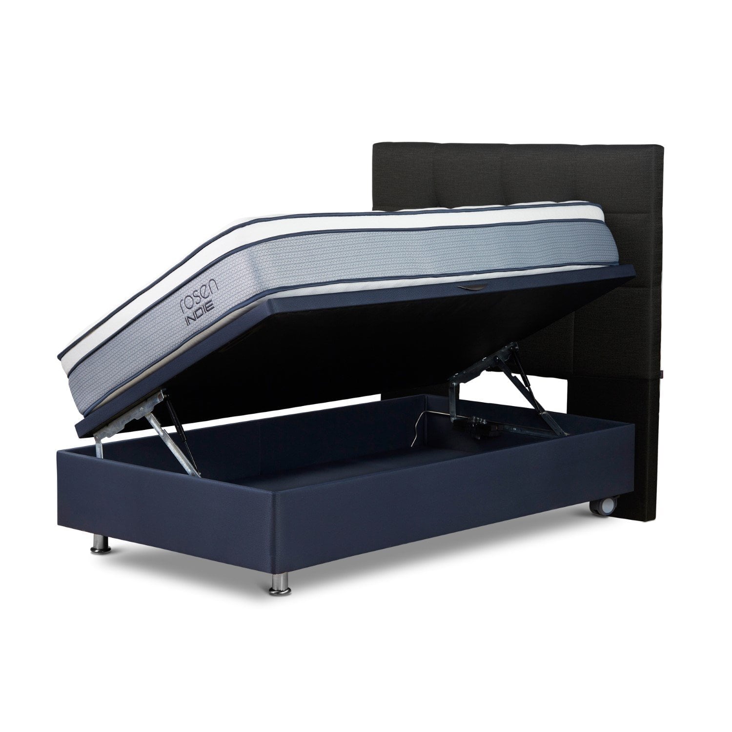 DORMITORIO BOXET ROSEN INDIE 1.5 PLAZAS ISSEY GRAFITO - 1
