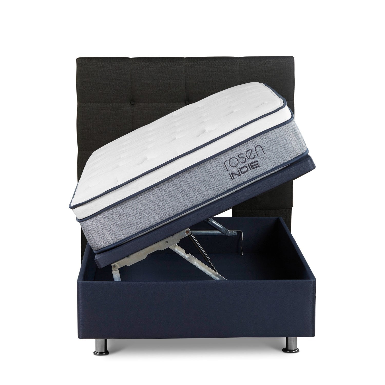 DORMITORIO BOXET ROSEN INDIE 1.5 PLAZAS ISSEY GRAFITO - 2
