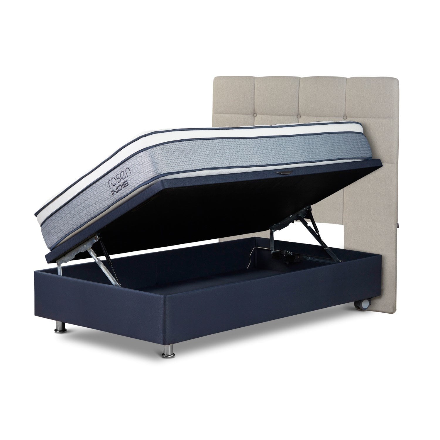 DORMITORIO BOXET ROSEN INDIE 1.5 PLAZAS ISSEY NIEBLA - 1
