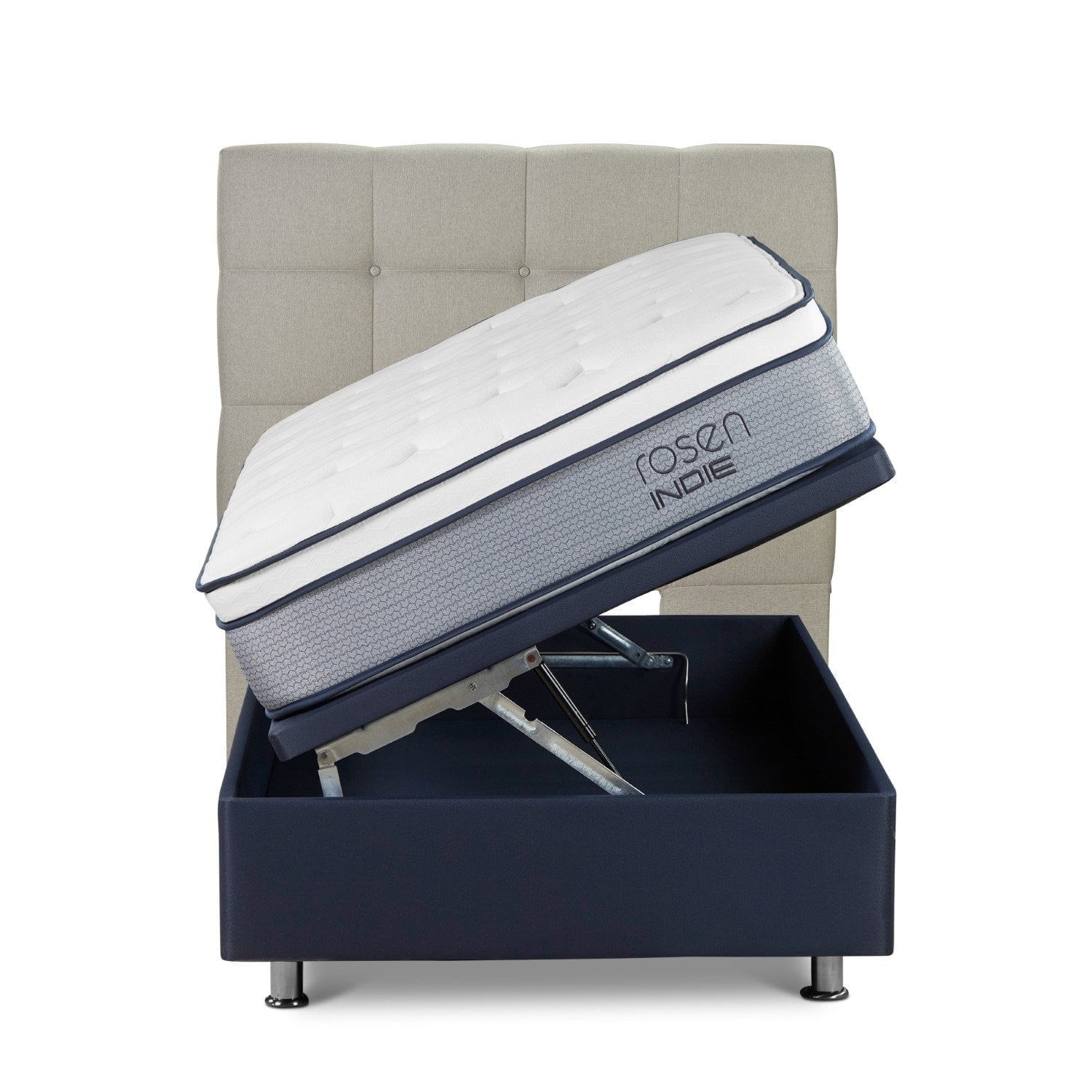 DORMITORIO BOXET ROSEN INDIE 1.5 PLAZAS ISSEY NIEBLA - 2