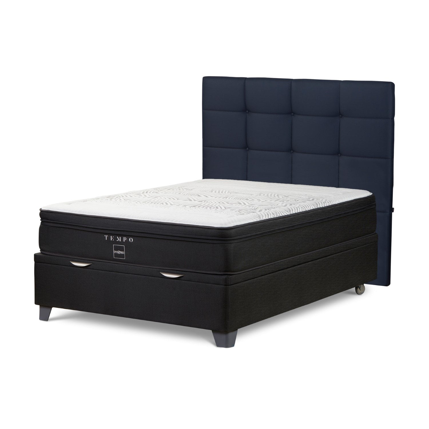 DORMITORIO BOXET ROSEN TEMPO QUEEN ISSEY AZUL - 1