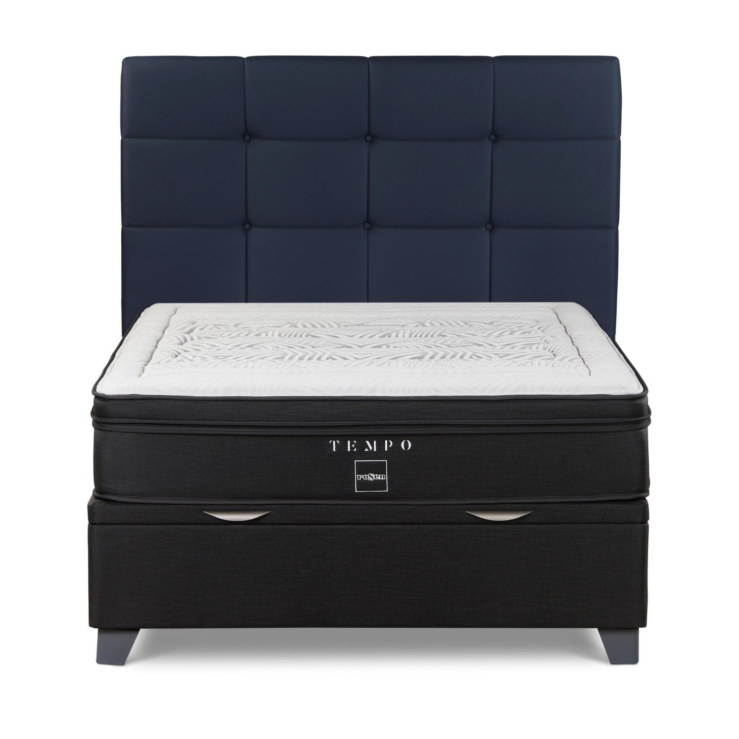 DORMITORIO BOXET ROSEN TEMPO QUEEN ISSEY AZUL - 2