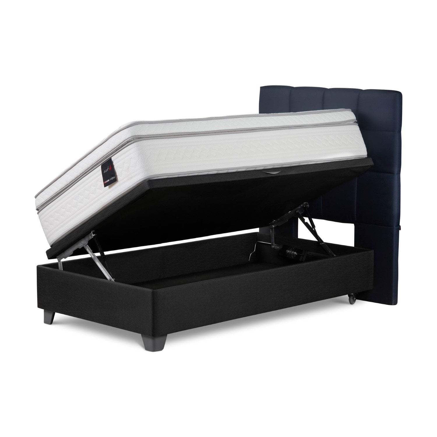 DORMITORIO BOXET ROSEN ART 4 1.5 PLAZAS ISSEY AZUL - 1