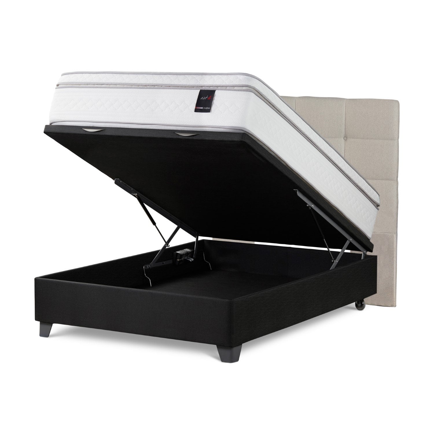 DORMITORIO BOXET ROSEN ART 4 2 PLAZAS ISSEY NIEBLA - 1