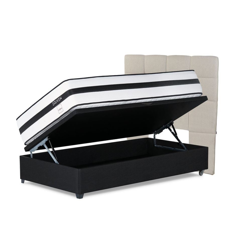 DORMITORIO BOXET ROSEN DRIVEN 1.5 PLAZAS ISSEY NIEBLA - 1
