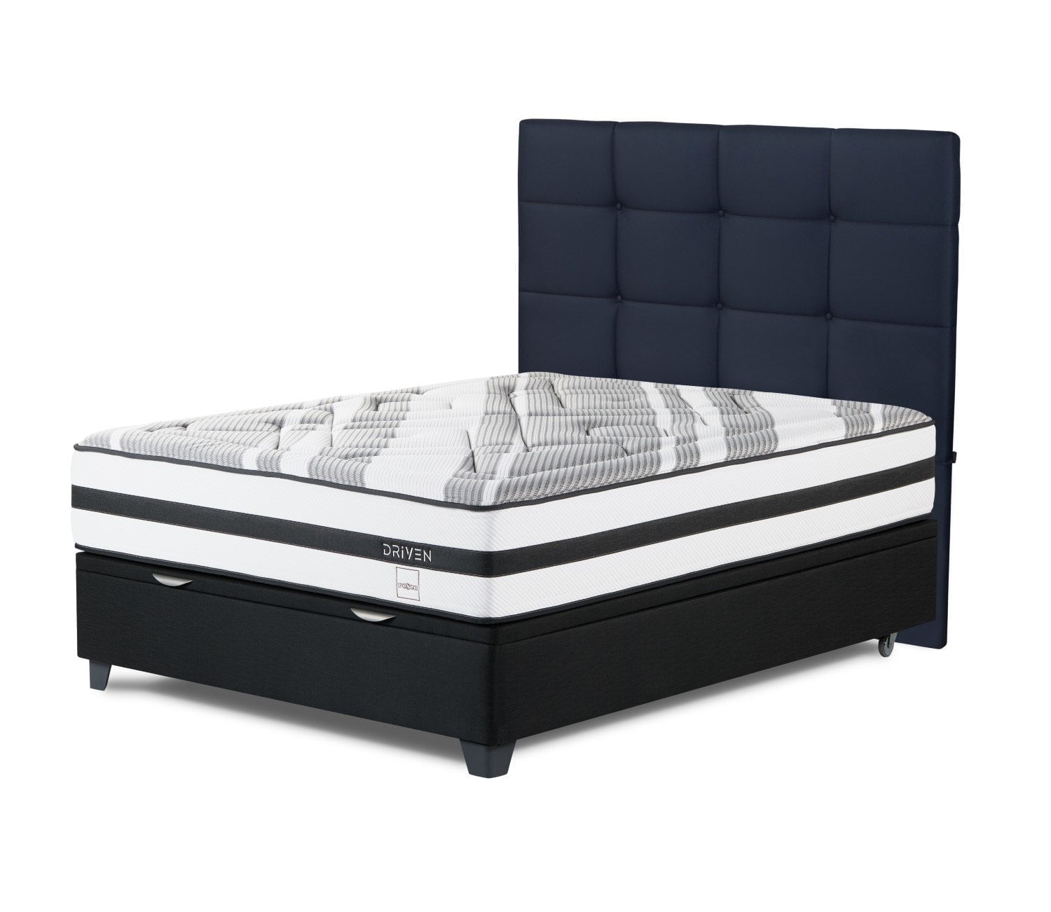 DORMITORIO BOXET ROSEN DRIVEN 2 PLAZAS ISSEY AZUL - 1