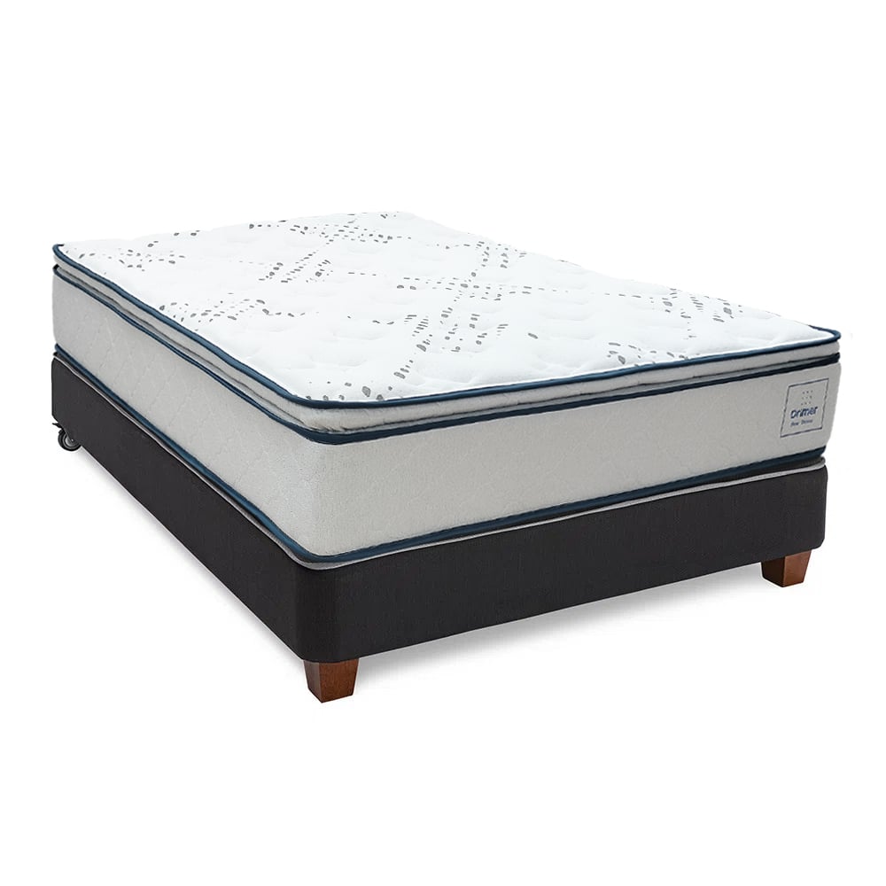CAMA AMERICANA DRIMER NEW OZONO 2 PLAZAS NEGRO - 1