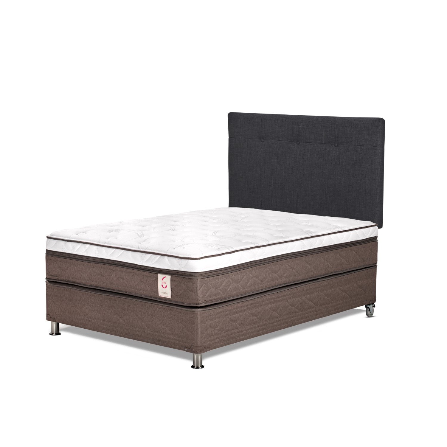 DORMITORIO ROSEN NEW STYLE 6 1.5 PLAZAS NEW BENNET GRAFITO - 1