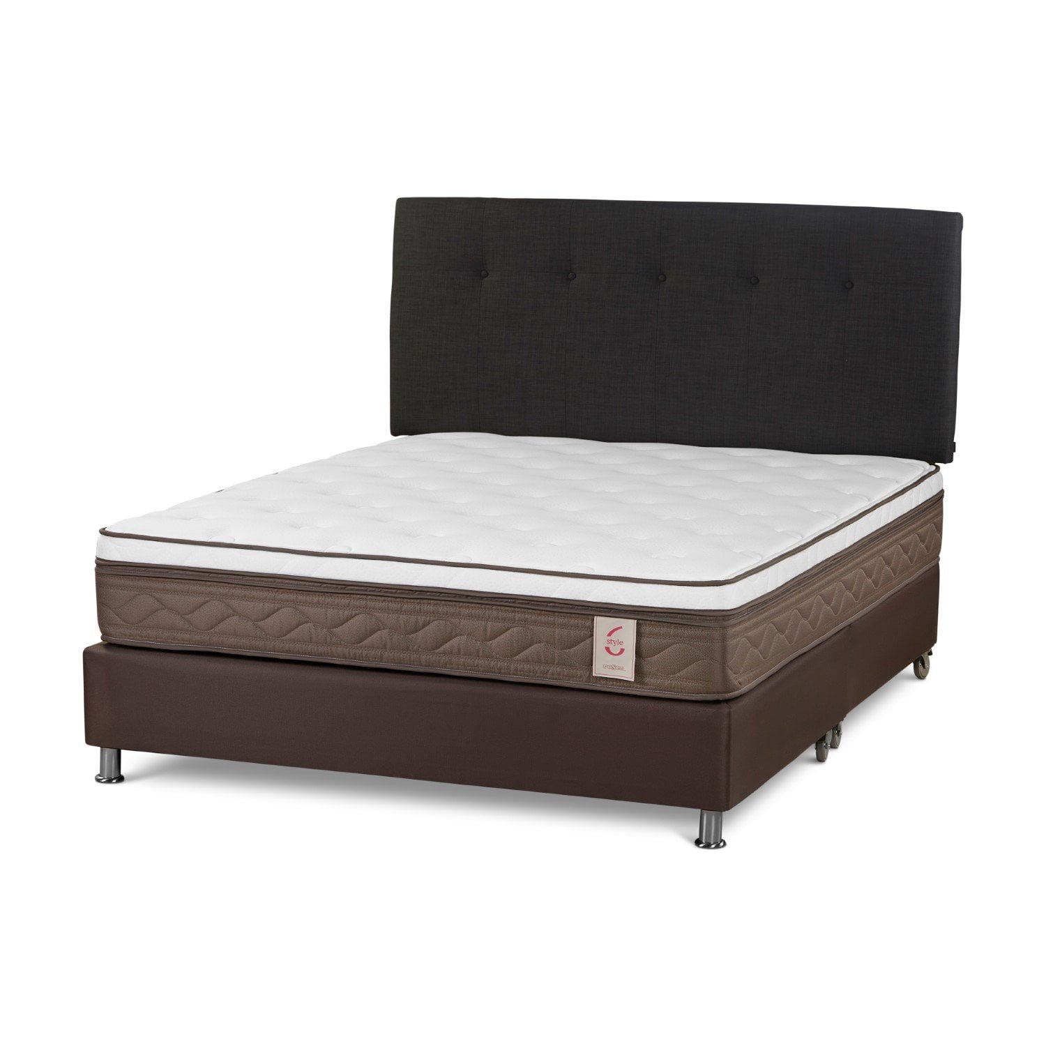 DORMITORIO ROSEN NEW STYLE 6 QUEEN NEW BENNET GRAFITO - 1
