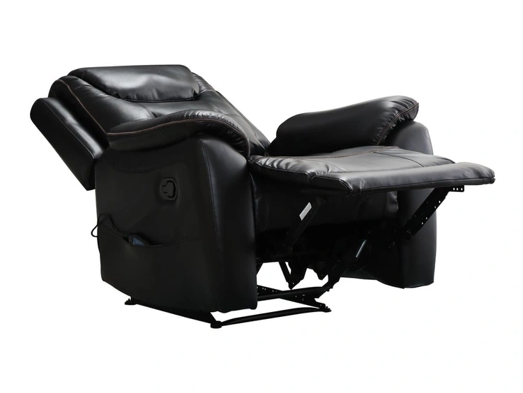 SILLÓN RECLINABLE RIPLEY HOME FINESSE CON MASAJEADOR CALENTADOR 1 CUERPO NEGRO - 4