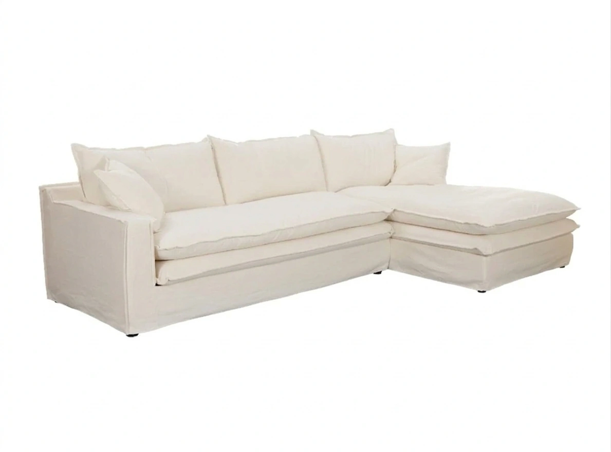 SECCIONAL DERECHO MAISON LINETT LILLE 5 CUERPOS IVORY - 3