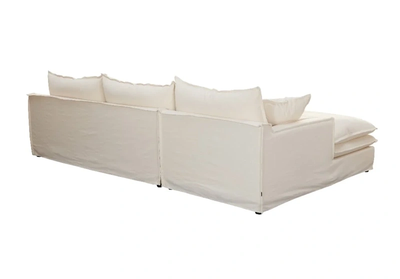 SECCIONAL DERECHO MAISON LINETT LILLE 5 CUERPOS IVORY - 4