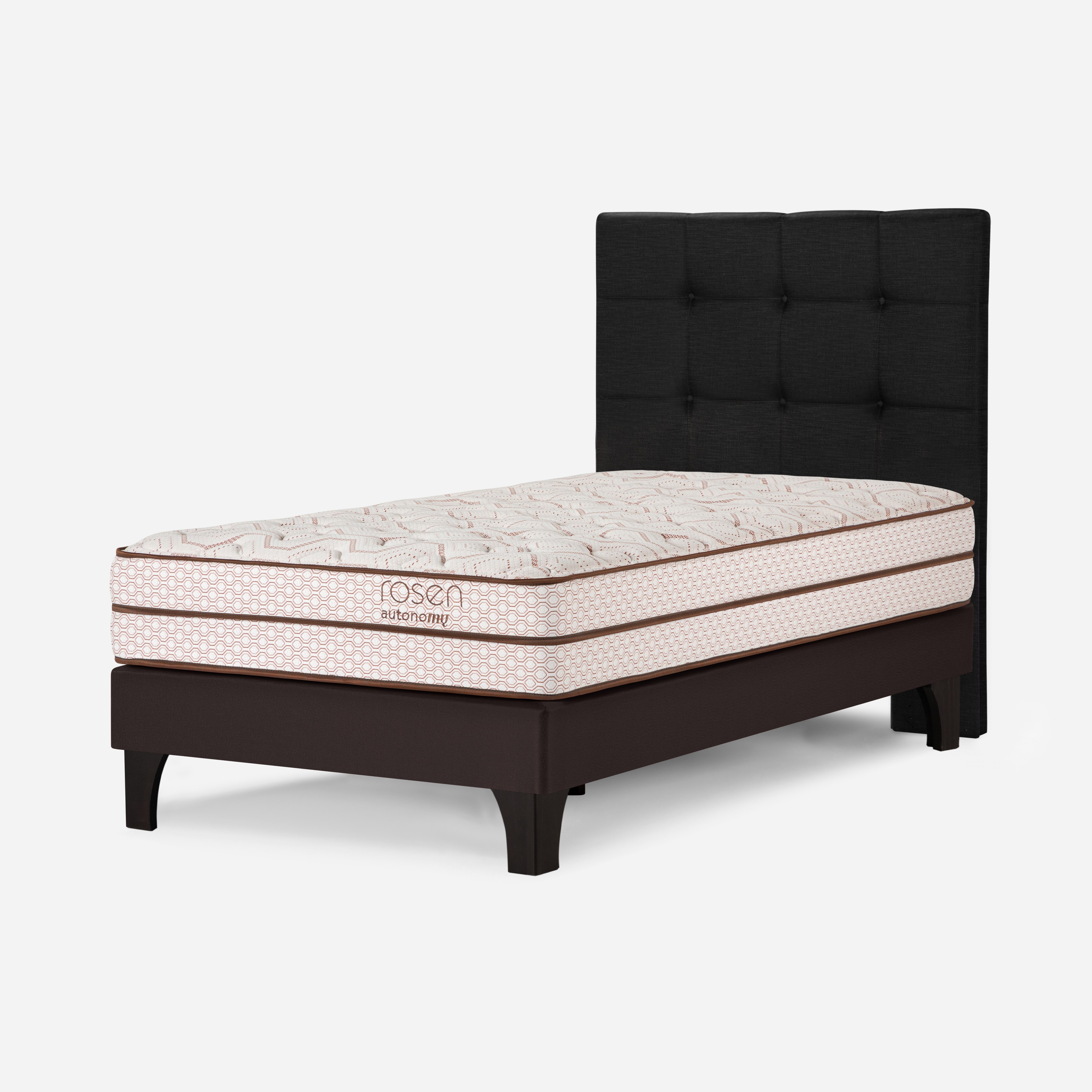 DORMITORIO EUROPEO ROSEN AUTONOMY LAND 1.5 PLAZAS ISSEY GRAFITO - 1
