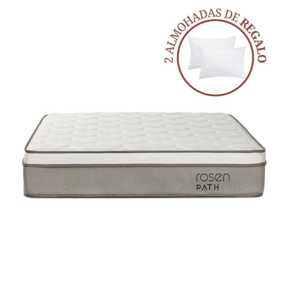 COLCHÓN ROSEN PATH KING NIEBLA + 2 ALMOHADAS - 1