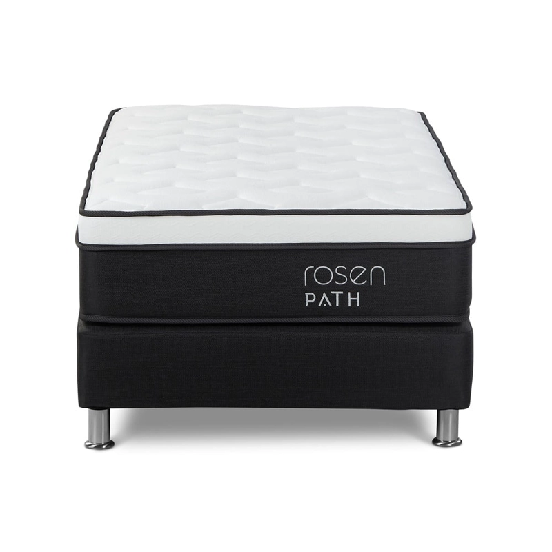 CAMA AMERICANA ROSEN PATH GRAFITO 1 PLAZA + 1 ALMOHADA - 2