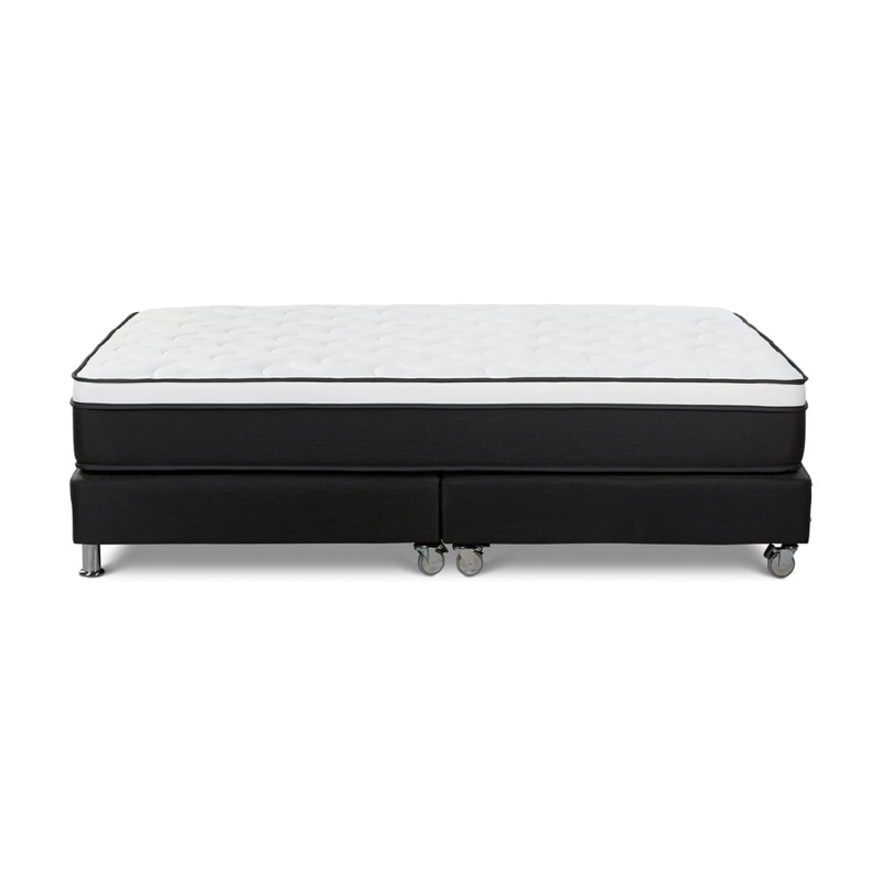 CAMA AMERICANA ROSEN PATH GRAFITO QUEEN + 2 ALMOHADAS - 3