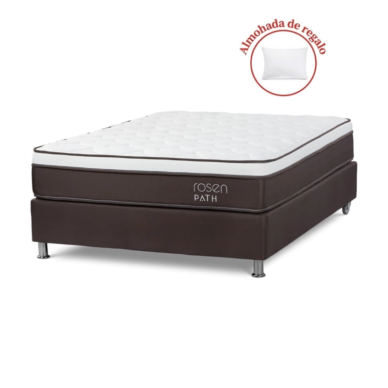 CAMA AMERICANA ROSEN PATH CAFÉ 2 PLAZAS + 2 ALMOHADAS - 1