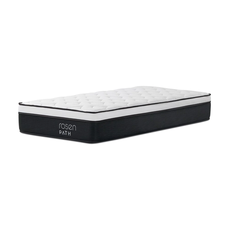 CAMA EUROPEA ROSEN PATH GRAFITO 1 PLAZA + 1 ALMOHADA - 5