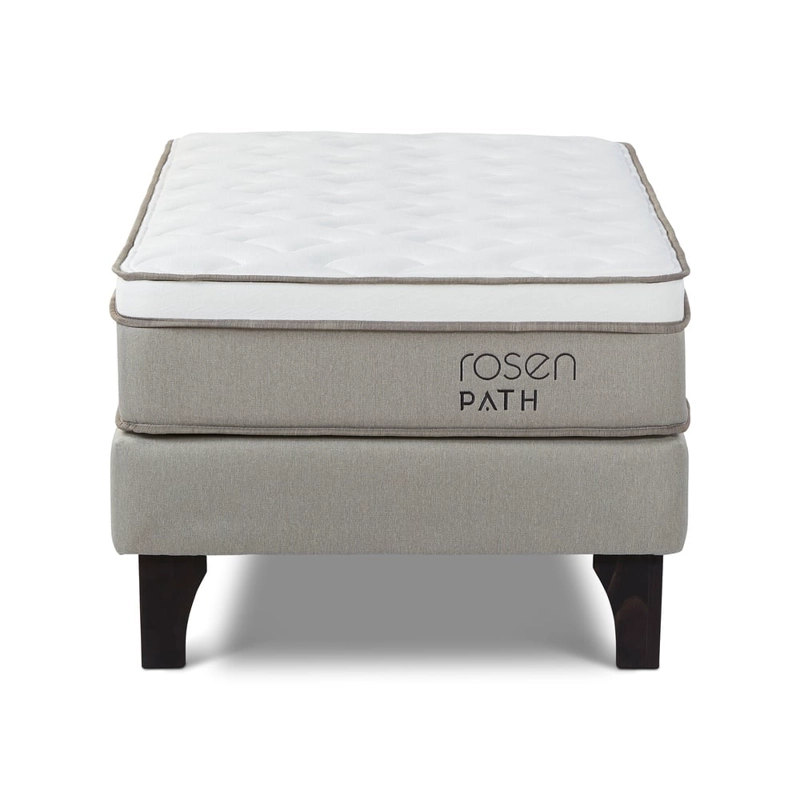 CAMA EUROPEA ROSEN PATH NIEBLA 1 PLAZA + 1 ALMOHADA - 2