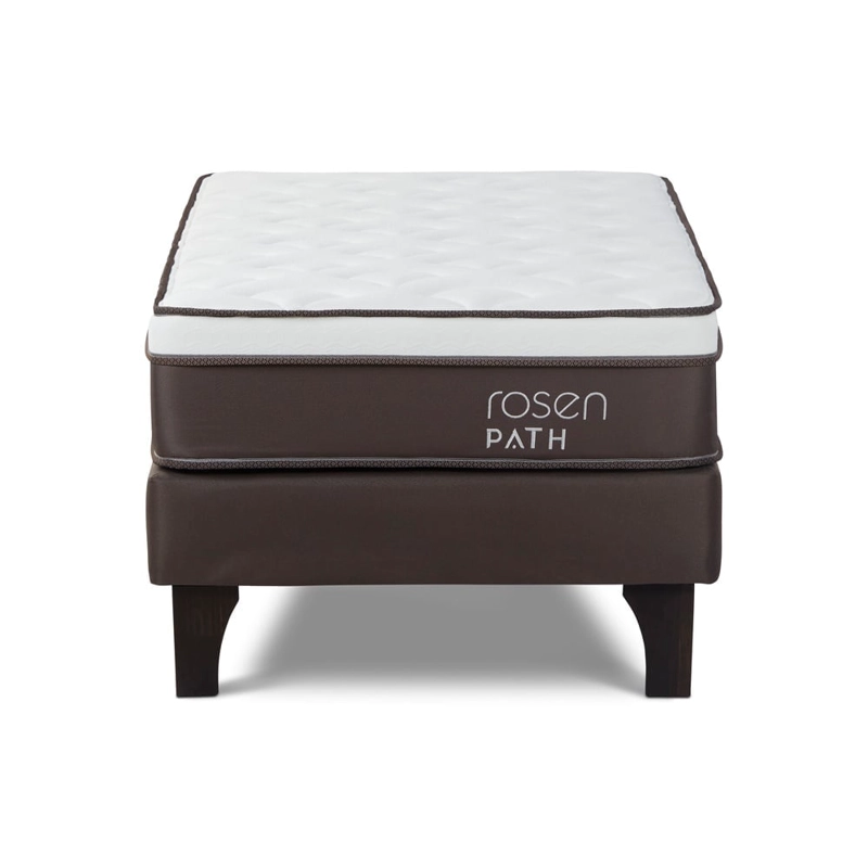 CAMA EUROPEA ROSEN PATH CAFÉ 1 PLAZA + 1 ALMOHADA - 2