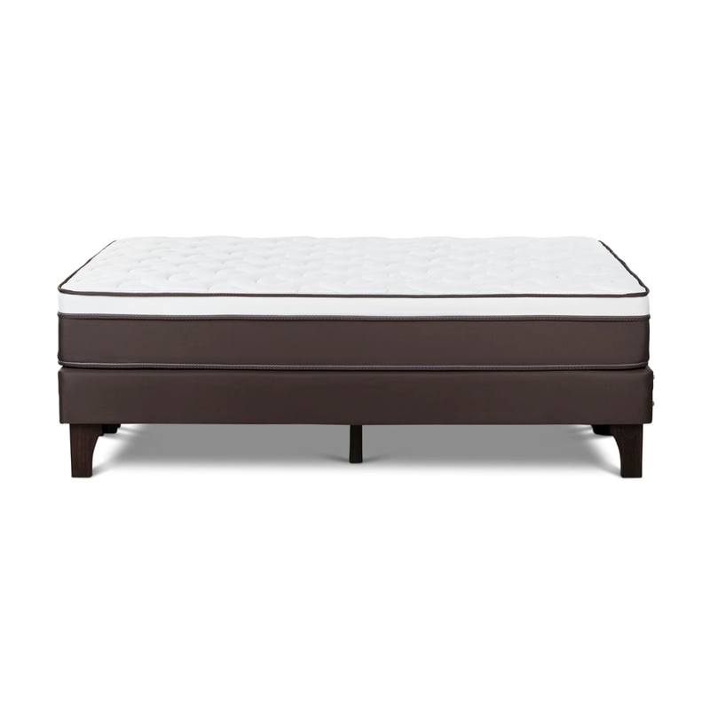 CAMA EUROPEA ROSEN PATH CAFÉ QUEEN + 2 ALMOHADAS - 3