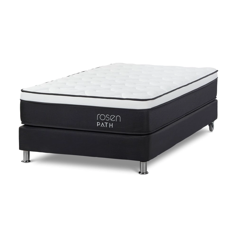 DORMITORIO ROSEN PATH GRAFITO 1.5 PLAZAS WEST GRAFITO + 1 ALMOHADA - 3