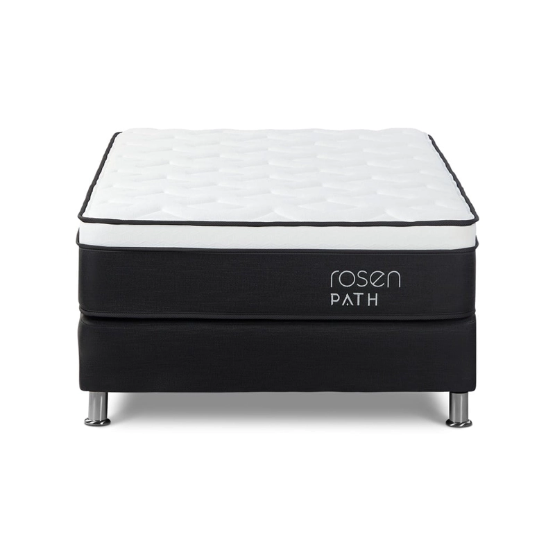 DORMITORIO ROSEN PATH GRAFITO 1.5 PLAZAS WEST GRAFITO + 1 ALMOHADA - 4