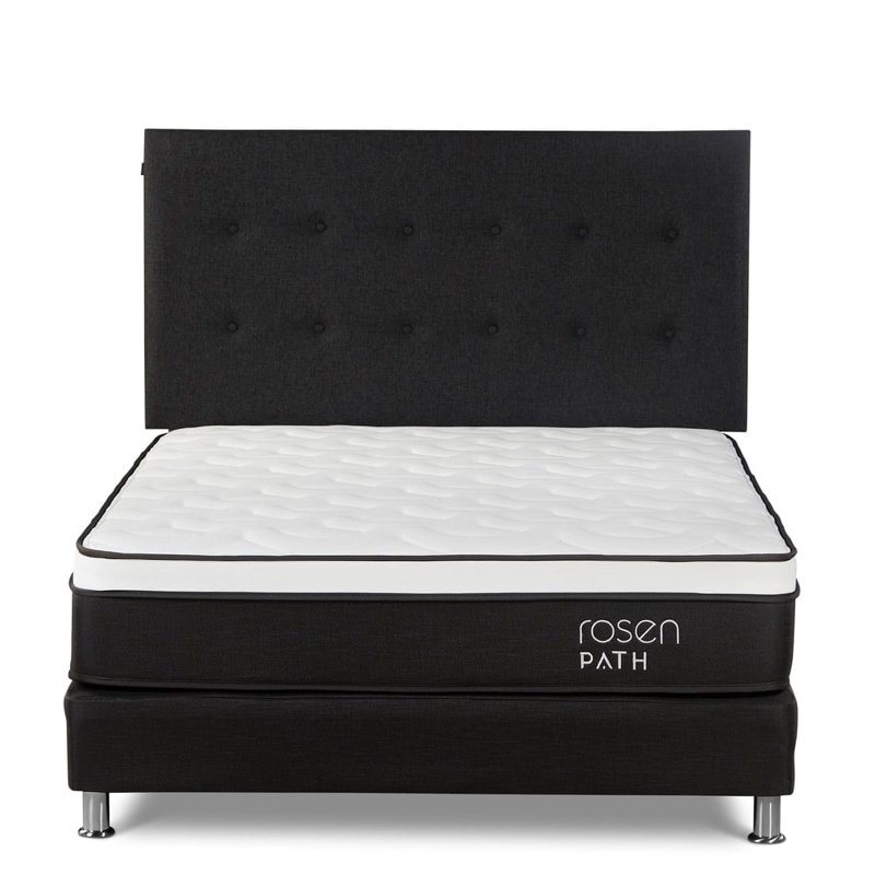 DORMITORIO ROSEN PATH GRAFITO 2 PLAZAS WEST GRAFITO + 2 ALMOHADAS - 2