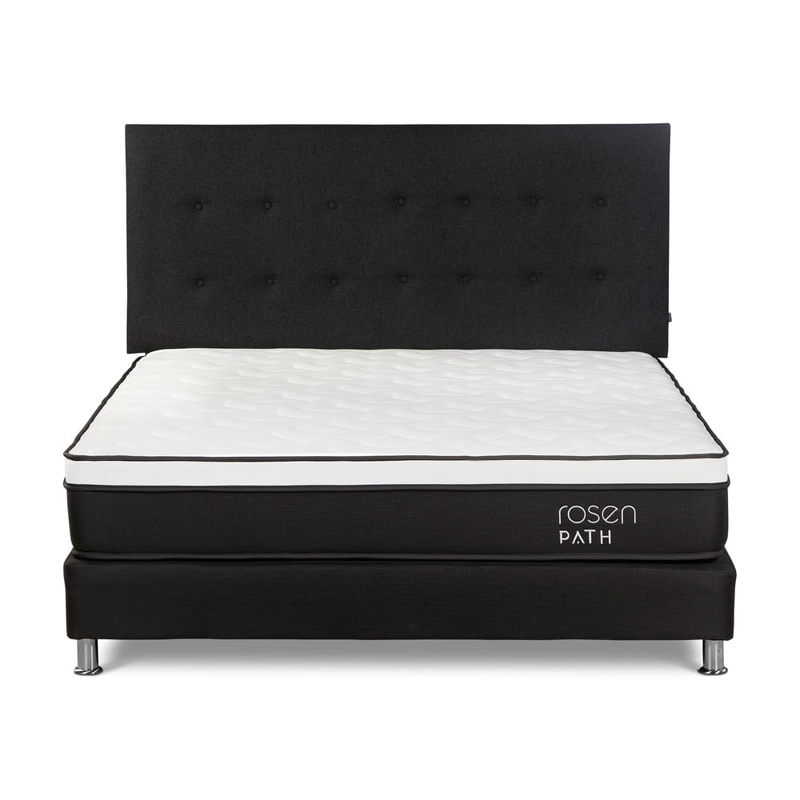 DORMITORIO ROSEN PATH CAFÉ KING WEST GRAFITO + 2 ALMOHADAS - 2