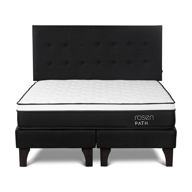 DORMITORIO EUROPEO ROSEN PATH GRAFITO KING WEST GRAFITO + 2 ALMOHADAS - 2