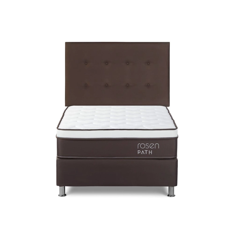 DORMITORIO ROSEN PATH CAFÉ 1.5 PLAZAS WEST CHOCOLATE + 1 ALMOHADA - 2